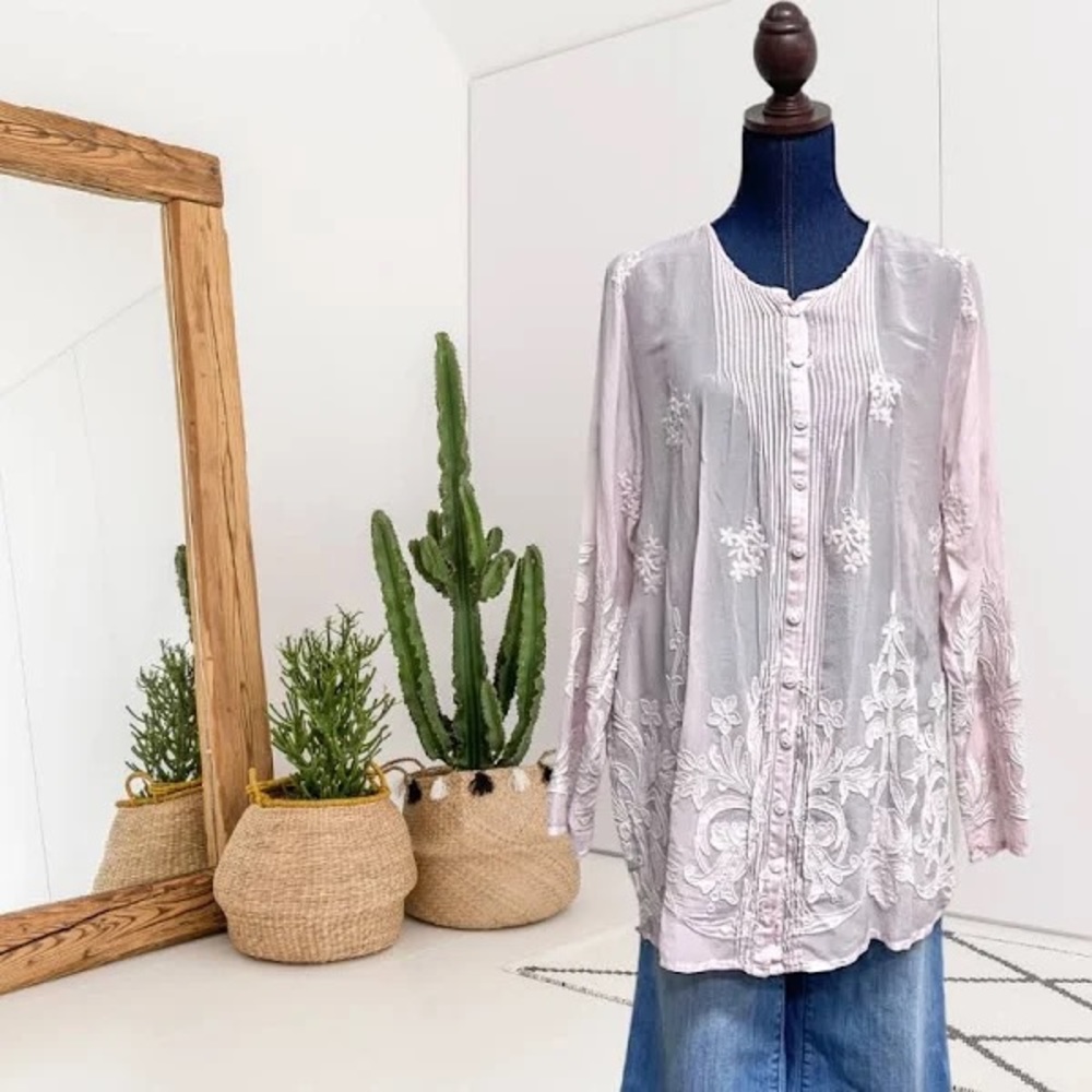Johnny Was Embroidered Tunic